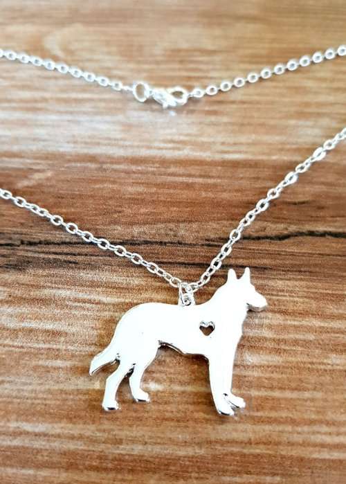 German Shepherd Necklace, Alsatian Animal Lover, Dog Lover Accessories, Alsatian Dog Breed