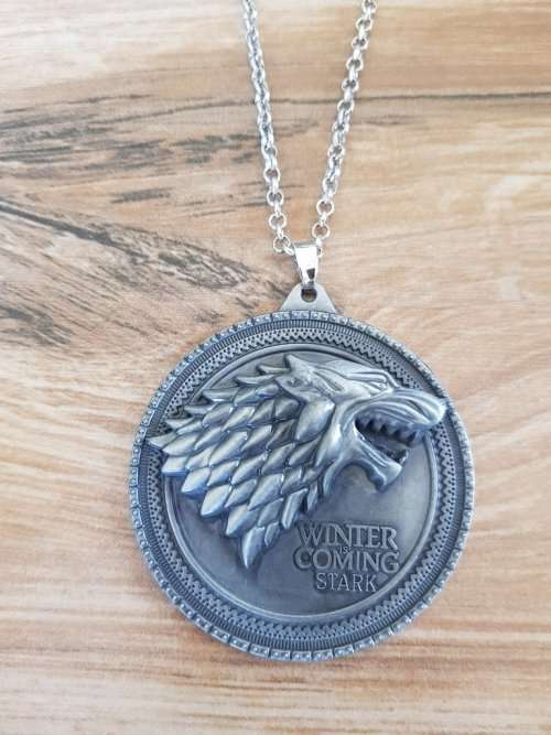 Game Of Thrones Stark Disc Necklace | Fandom Jewellery