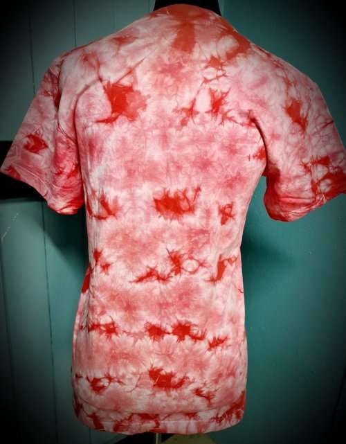 Kitty Cat In Basket Ladies Casual Tshirt, Tie Dye Clothing ~ Small