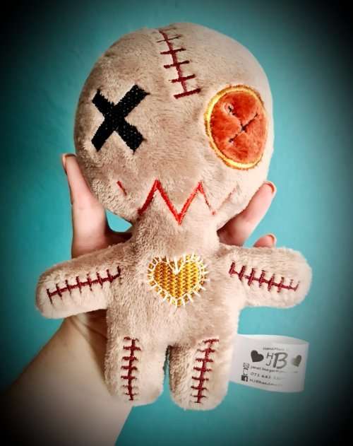 Voodoo Doll Plushie - Light Brown