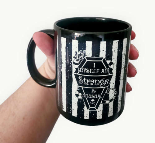 I Myself Am Strange & Unusual Beetlejuice Mug