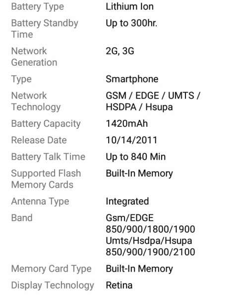 NEW Apple iPhone 4 8GB 5MP Camera IOS Smartphone