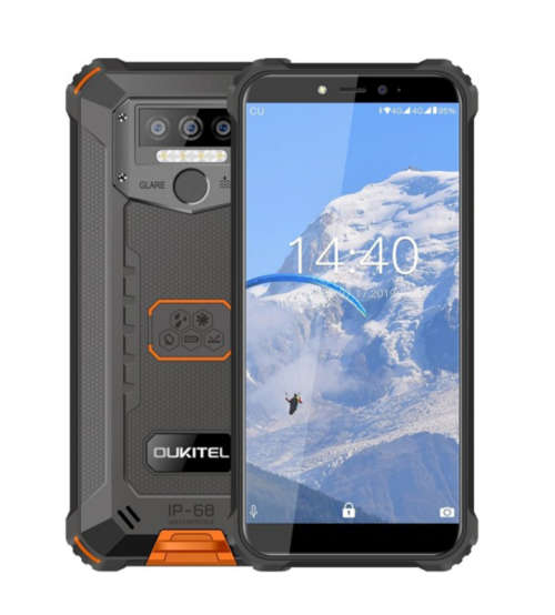 Oukitel WP5 IP68 Rugged Smartphone 8000mAh Dual-SIM 4GB RAM, 32GB ROM