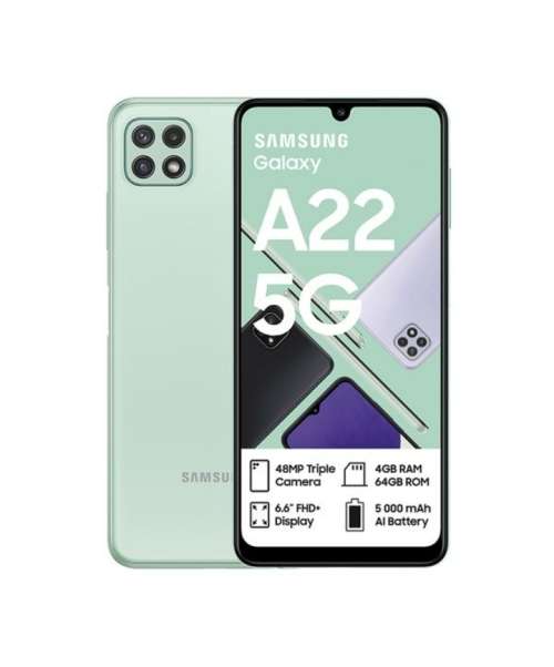 Samsung Galaxy A22 5G 64GB Single Sim - Light Green