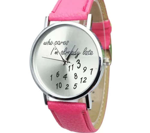 Hot Fashion Character Alphanumeric Fashion Watch