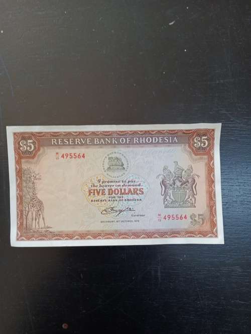 1978 Rhodesia $5