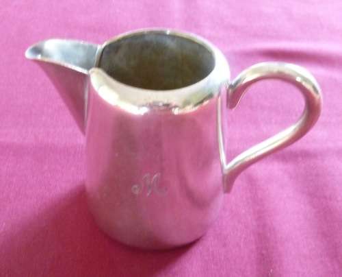 Silver plated hotel ware milk jug