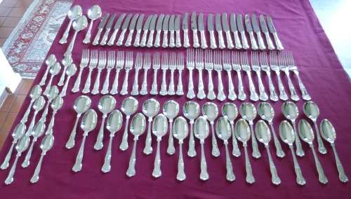 Canteen of kings pattern cutlery - for 12