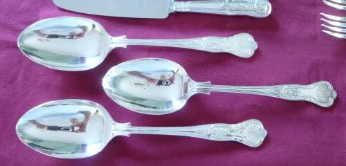 Canteen of kings pattern cutlery - for 12