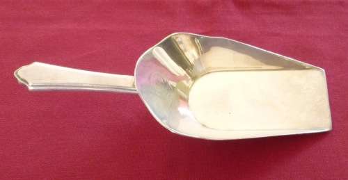 Large silver plated scoop - shipping interest