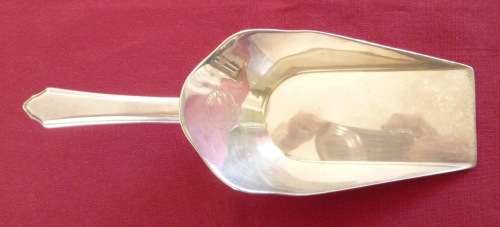 Large silver plated scoop - shipping interest