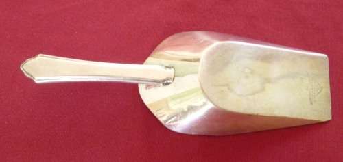 Large silver plated scoop - shipping interest