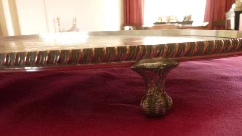 Heavy silver plated drinks tray