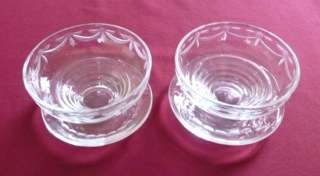 Pair of Stuart crystal dessert bowls