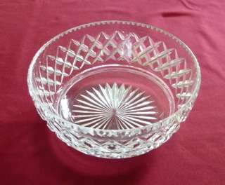 Stuart crystal salad bowl