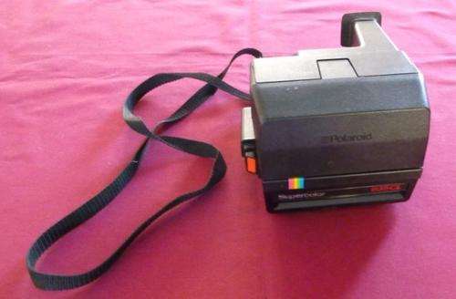 Old polaroid camera