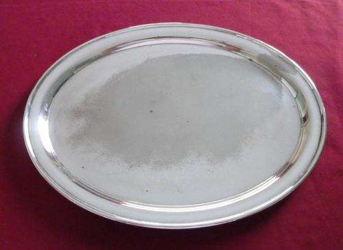 Silver plated meat platter