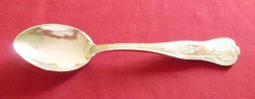 Large silver plated serving spoon - kings pattern