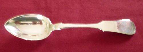 Russian silver tablespoon