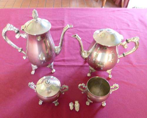 Silver plated tea set