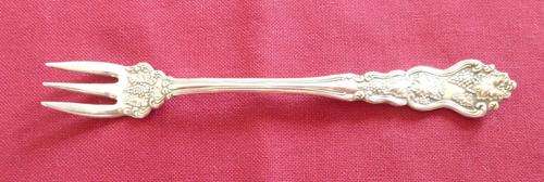 American silver plated pickle fork