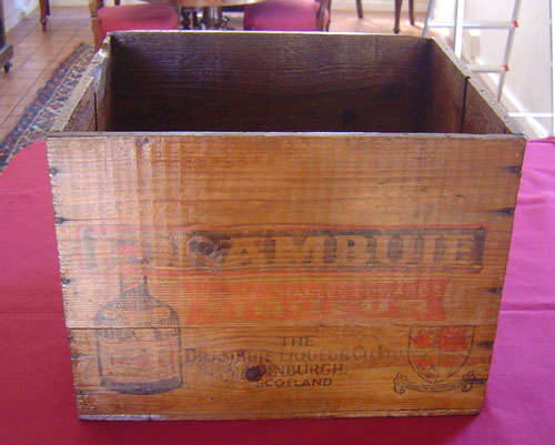Old wooden crate - Drambuie