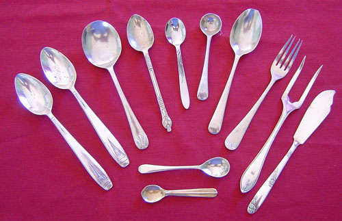 Collection of cutlery