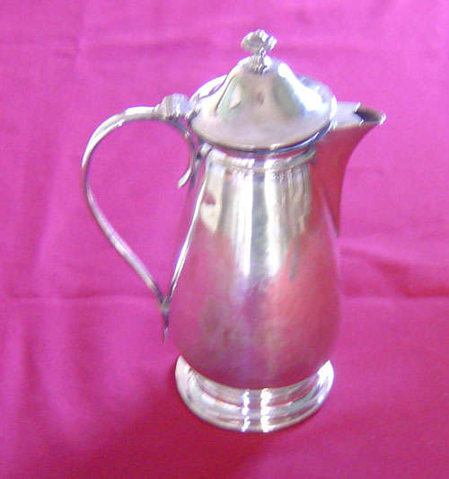 Silver plated coffee pot