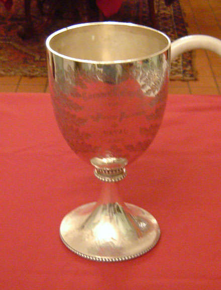 Victorian silver floating trophy - Natal colonial interest