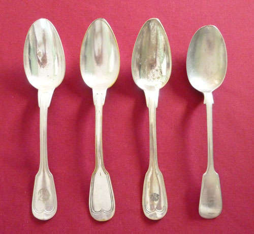 Collection of tablespoons - three Christoffle
