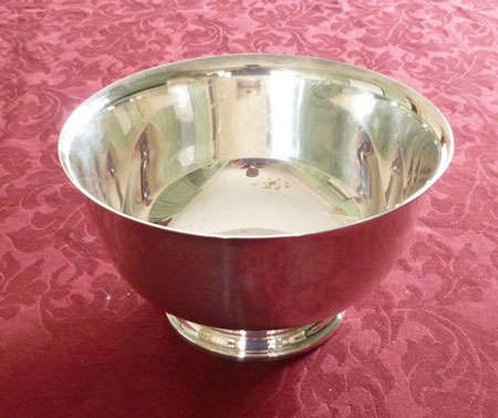 Good quality silver plated bowl
