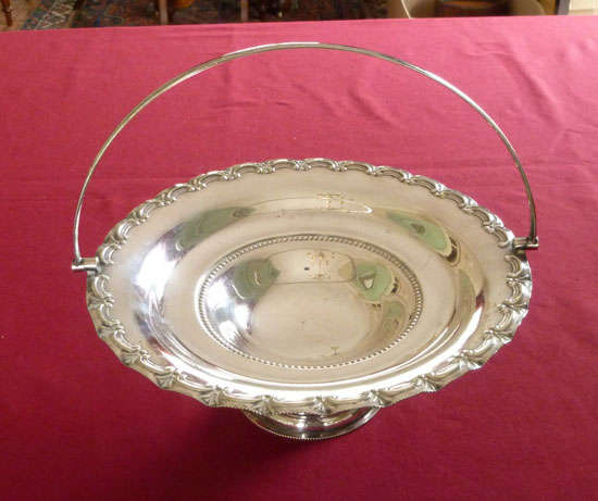 Large Victorian fruit or cake basket