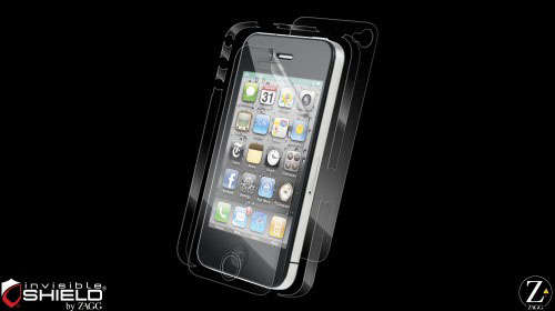 Zagg InvisibleSHIELD Front Screen Protection For Apple iPhone 4