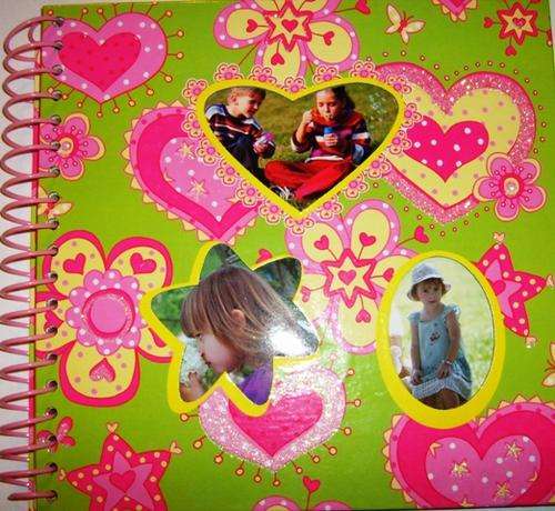 100 PAGE SCRAPBOOKING ALBUM WITH STICKERS INCLUDED