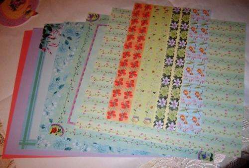 STUNNING "FLOWER GARDEN" SCRAPBOOKING KIT