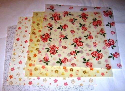 BEAUTIFUL PATTERNED VELLUM PAPER