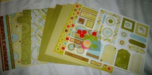 BEAUTIFUL SPRING'S GREETINGS SCRAP KIT