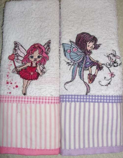 Fairies Burp Nappy (Spoegdoeke) - Twin Pack