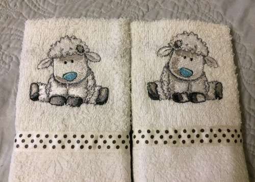 Tatty Teddy's  Blue Nose Friend Cotton Socks Burp Nappy (Spoegdoeke) - Twin Pack