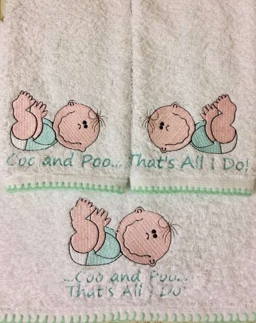 All I do... Burp Nappy and Face Cloths set (Spoegdoek)