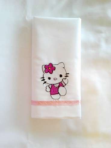 Hallo Kittie Fitted Sheet for Baby - Cot