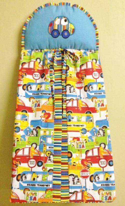 VALUE-FOR-MONEY RANGE - Appliqued Car Nappy Stacker