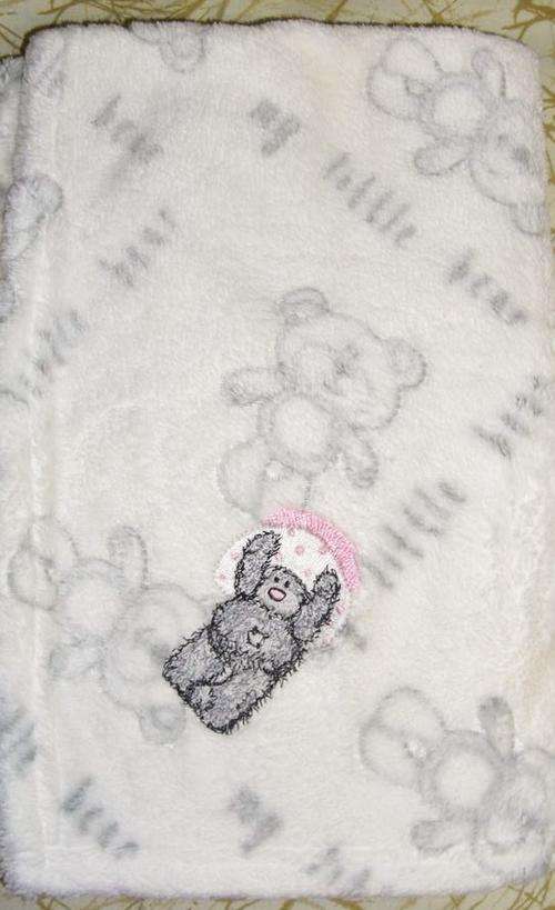 Coral Fleece Baby Blanket - Tatty Teddy