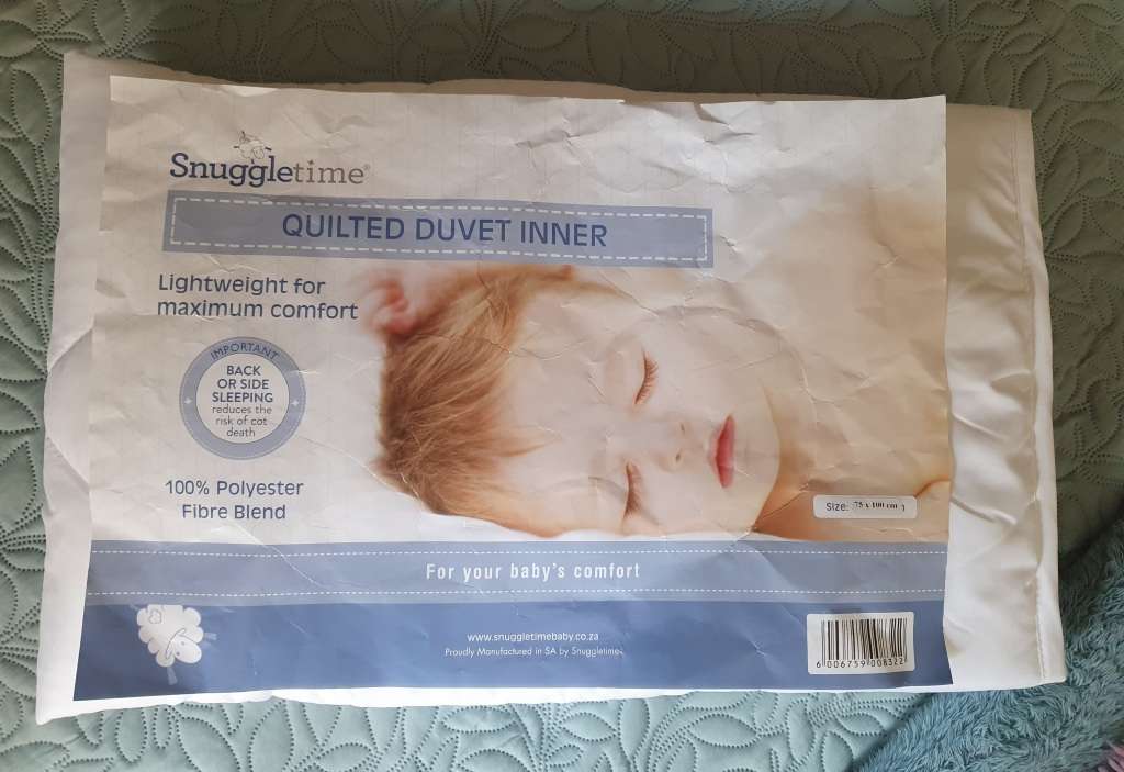 SNUGGLETIME COT DUVET INNER - 75X100CM