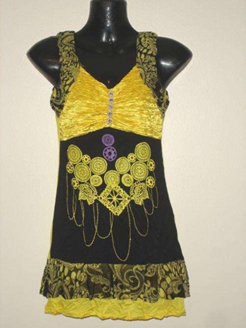 Hot Yellow Summer Top :Size M (With Amazing Shipping)