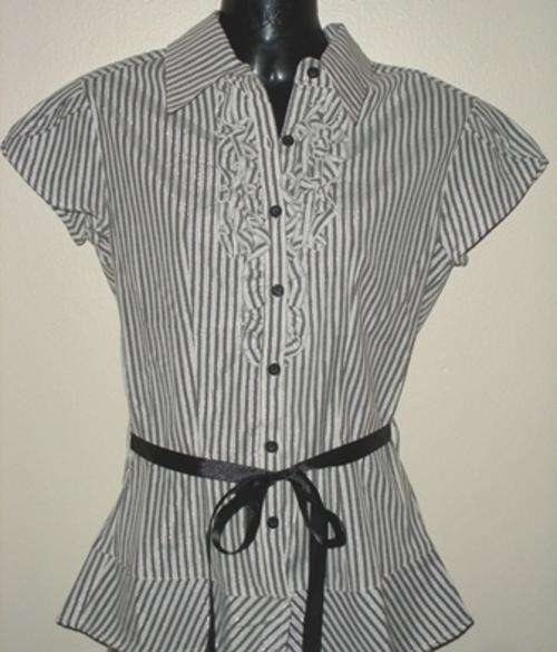 Smart & Elegant Striped Shirt (Size 30)