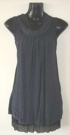 Stylish Charcoal Grey Shimmer Top (One Size)
