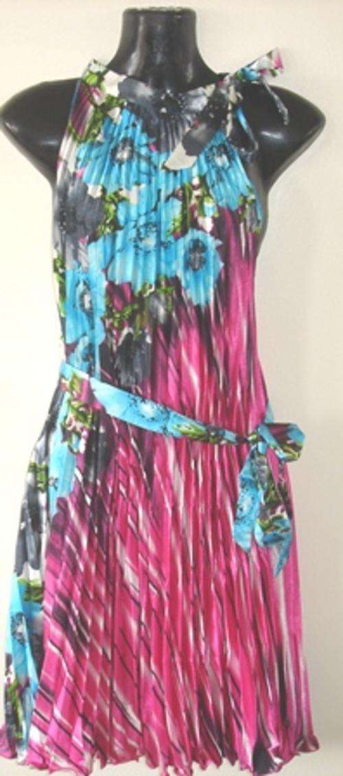 Gorgeous Short Blue and Pink Summer Dress (One Size)