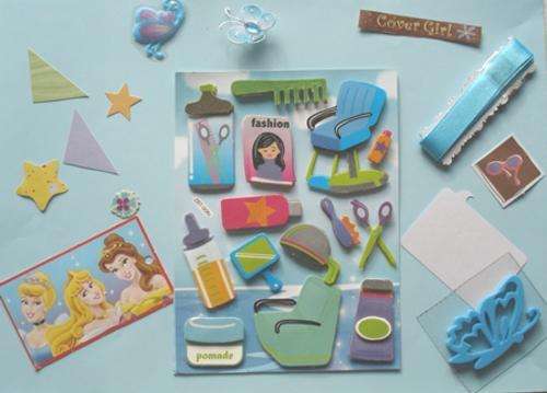 My Salon Visit (Scrapbook Goodies)