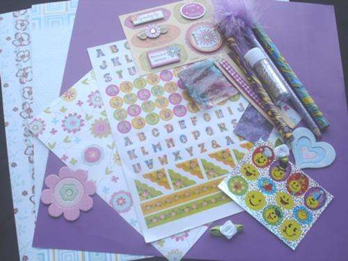 Purple Power Scrapbook Kit
